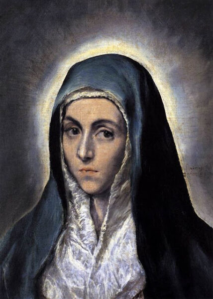 Virgin Mary El Greco